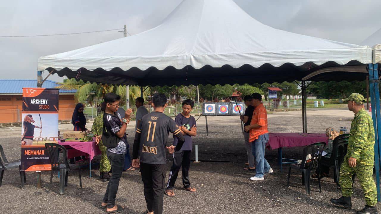 MEMANAH BERSAMA AADK DAN KOMUNITI SEKITAR MASJID KG JAWA SEGAMAT
