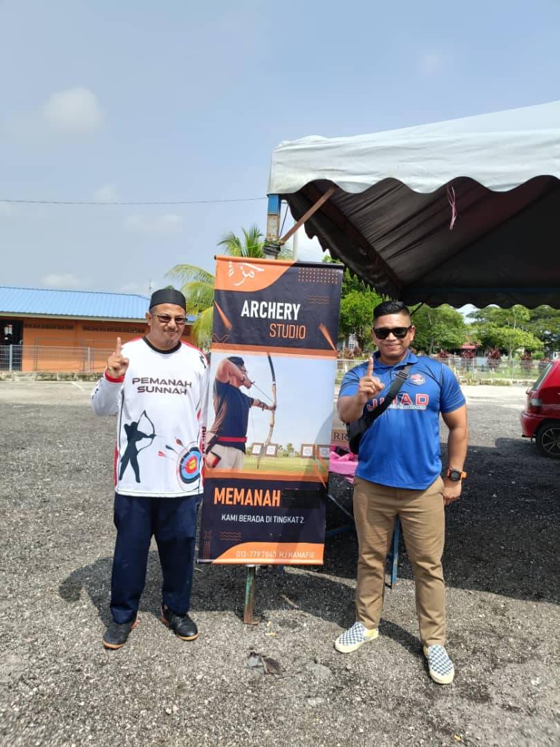 MEMANAH BERSAMA AADK DAN KOMUNITI SEKITAR MASJID KG JAWA SEGAMAT